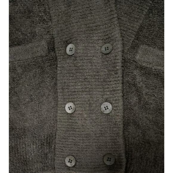 Barefoot Dreams CozyChic Lite Cardigan Button Front Pockets Lounge NOWT - Picture 4 of 6